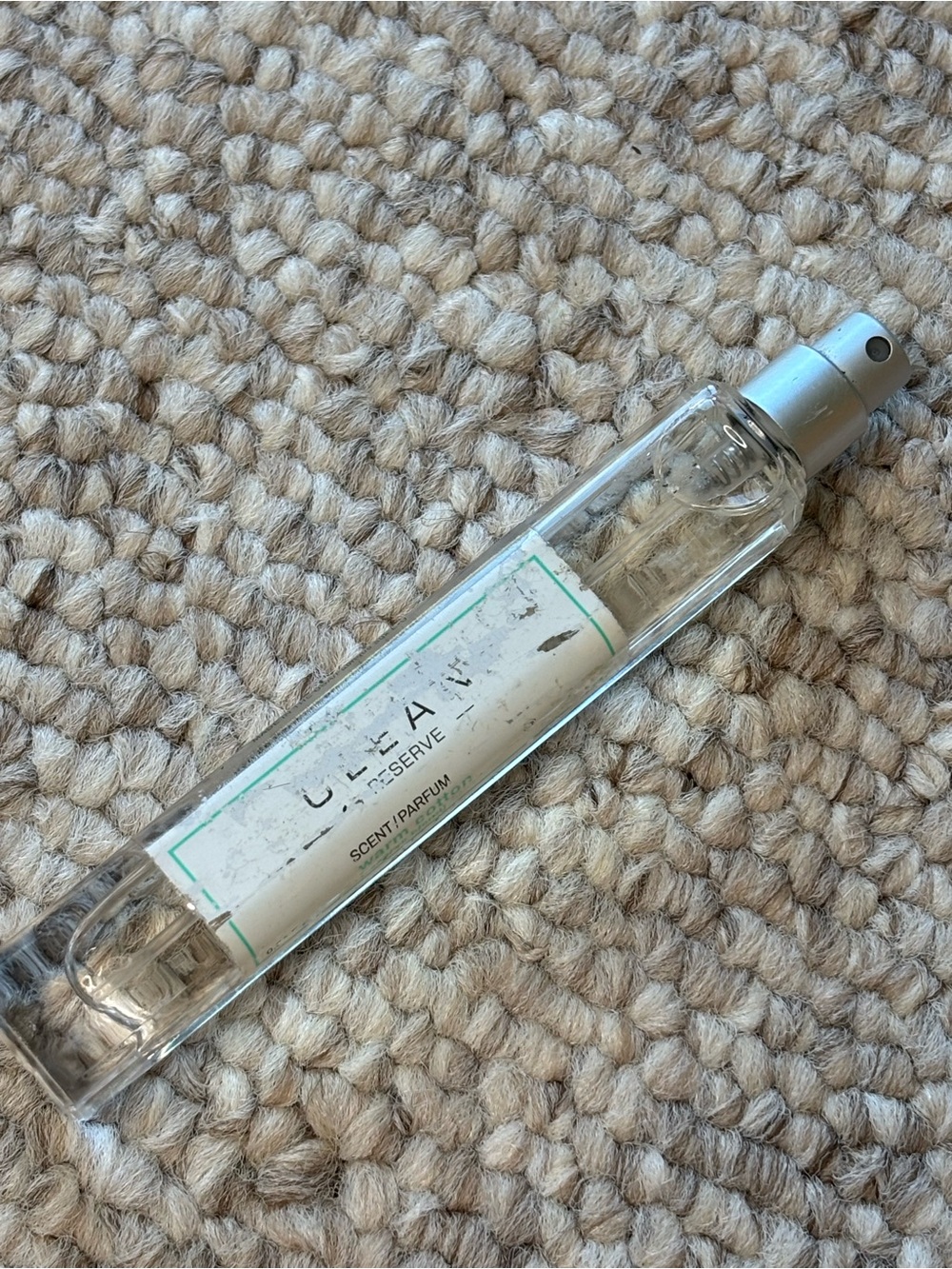 Clean Reserve Warm Cotton EDP Travel Spray 10ml 0.34oz | Brand New
